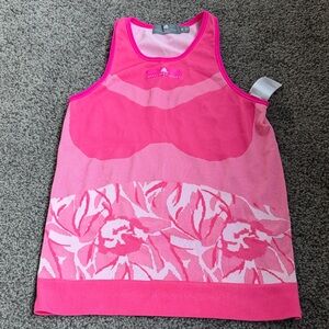 Adidas by Stella McCartney Floral Pink Tank